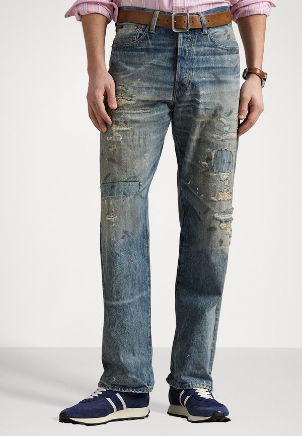 VINTAGE CLASSIC DISTRESSED JEAN - Relaxed fit jeans - down deck