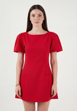 LELA, LELA COCKTAIL DRESS SLIM FIT - Vapaa-ajan mekko - red