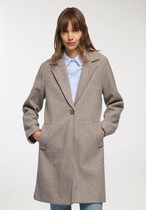 MONOPETTO - Cappotto classico - fango melange