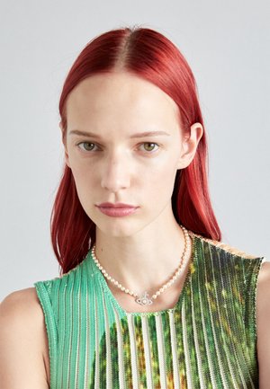 Vivienne Westwood OLYMPIA NECKLACE - Collana - white/creamrose