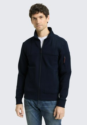 MIT REISSVERSCHLUSSTASCHEN - Sweatjacke - sky captain blue