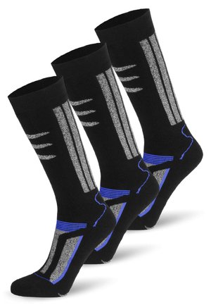 KNEE HIGH THERMAL SKI 3 PACK - Overkneestrümpfe - blau