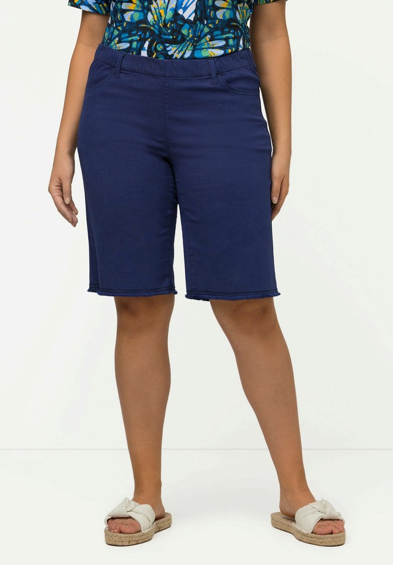 Ulla Popken ELASTISCHE BAND - Shorts - dark blue