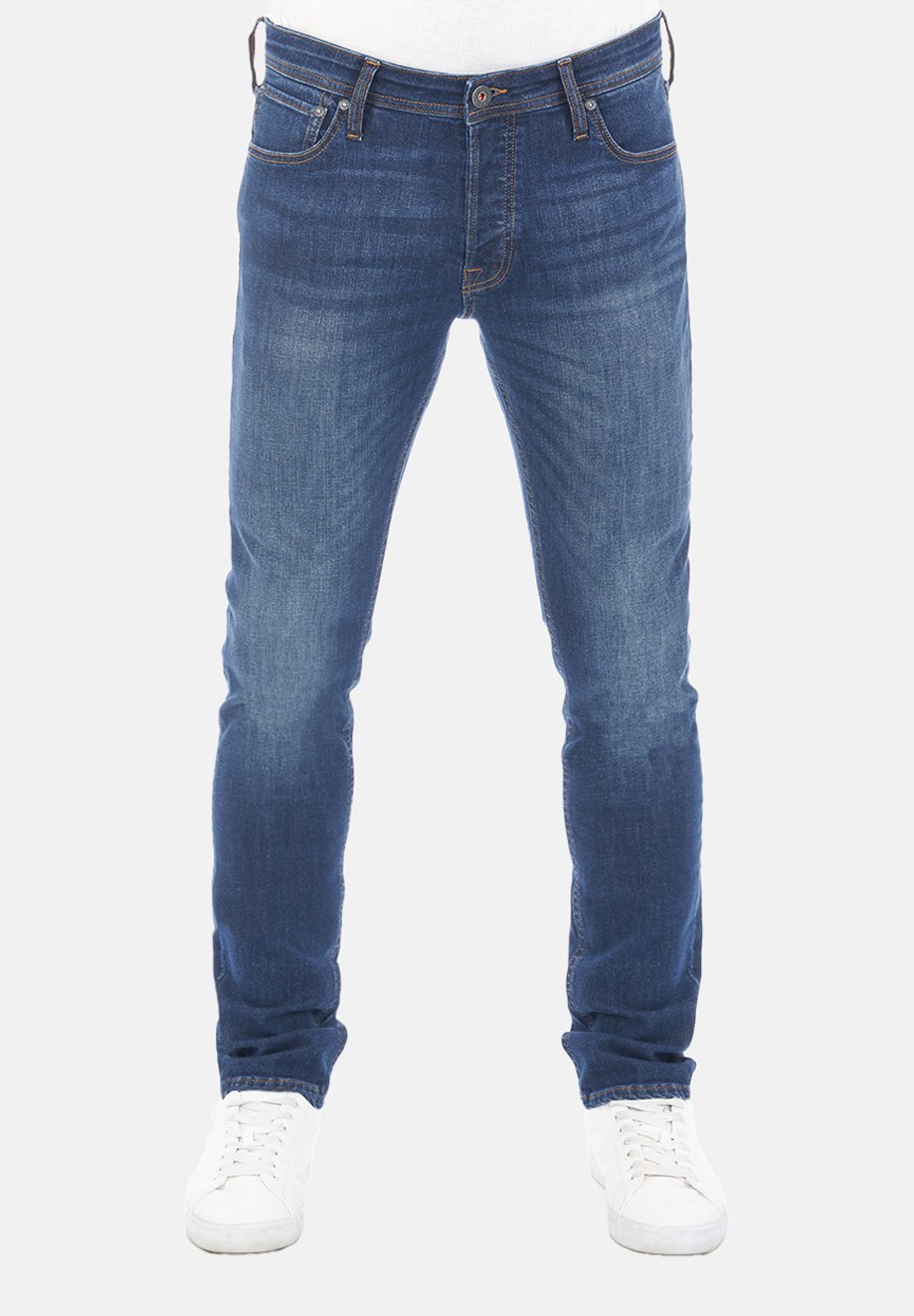 JACK & JONES JJIGLENN Jeans voor heren, stretch, slim fit, denim