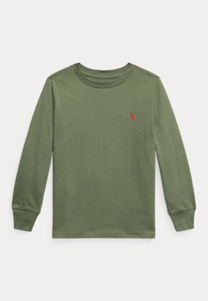 COTTON JERSEY LONG-SLEEVE T-SHIRT - Top dugih rukava - mint olive