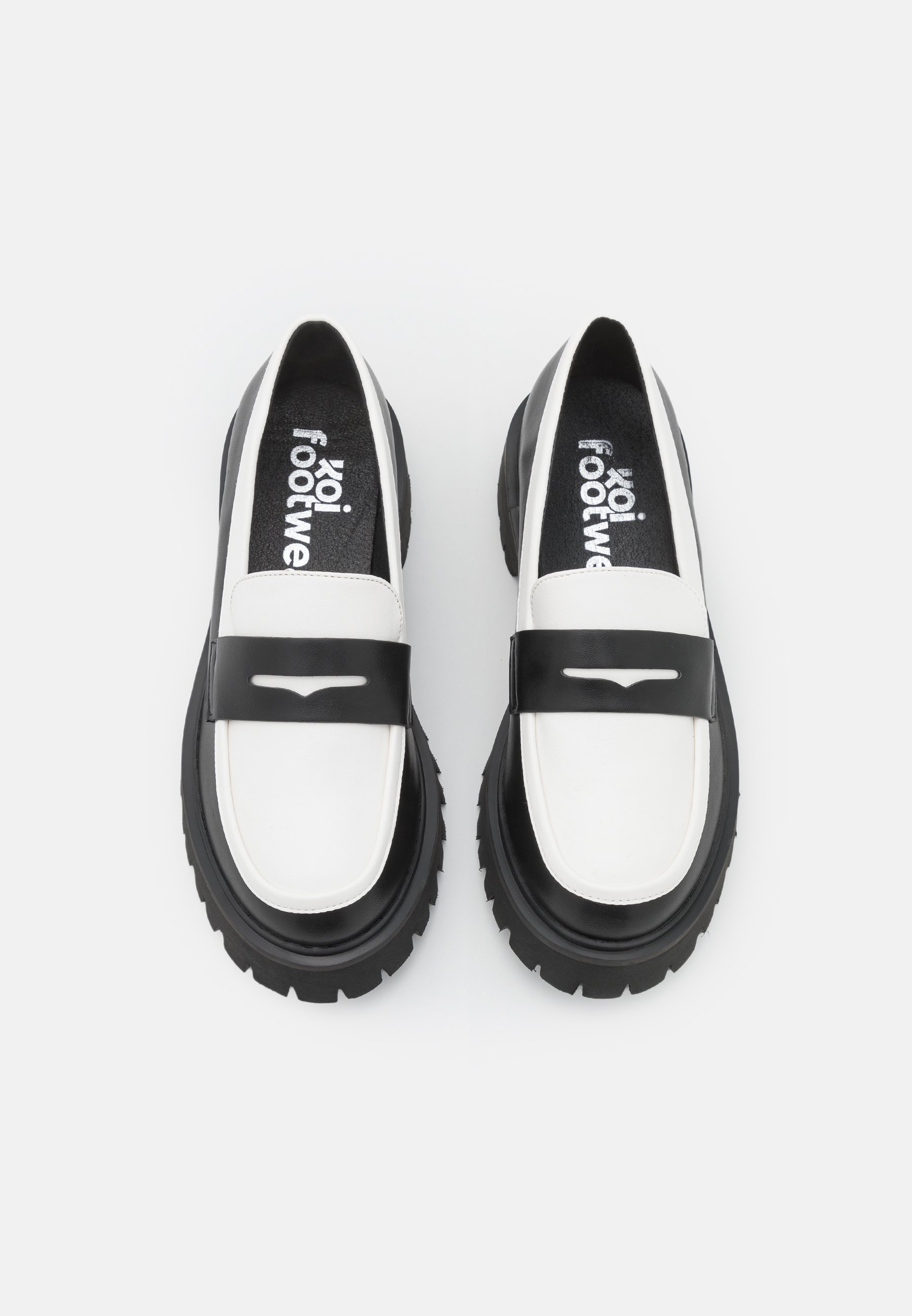 Koi Footwear VEGAN WILLOW - Instappers - white/black/zwart - Zalando.nl