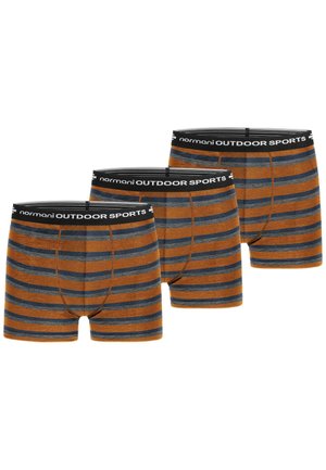 3ER PACK MERINO FUNKTIONS BOXERSHORTS - Boxer Briefs - orange blau grau