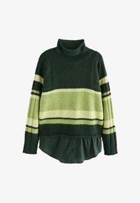 Unselected, green stripe