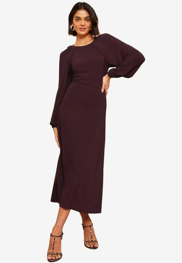 RAGLAN ITY LONG SLEEVE MIDI  - Freizeitkleid - purple