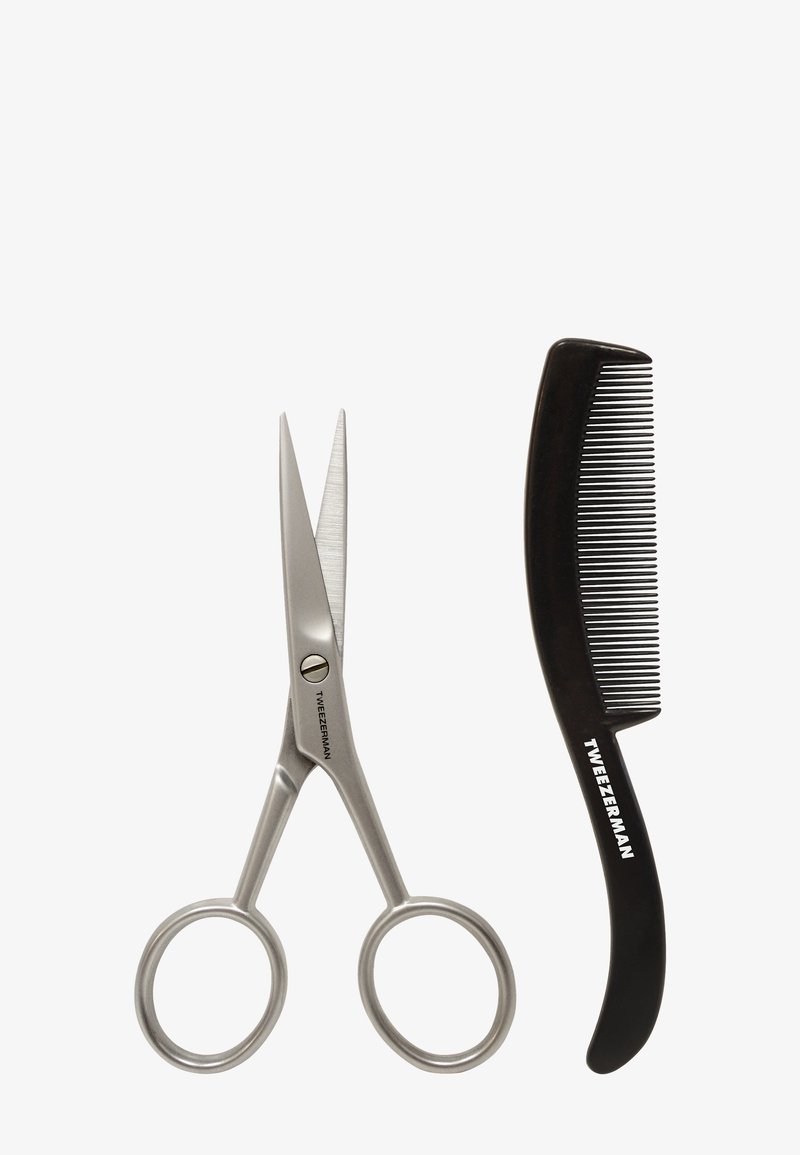 TWEEZERMAN - MOUSTACHE SCISSORS & COMB - Rakset, Förstora