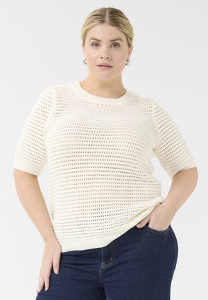 Print T-shirt - chalk