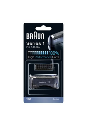 BRAUN ERSATZSCHERTEIL - SERIES 1 - 11B SCHERBLATT UND KLINGENBLOCK - Hair removal tool - schwarz