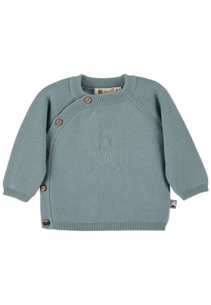 Cardigan - mottled dark green