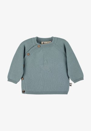 Sterntaler STRICK - Cardigan - mottled dark green