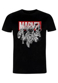 Henry Tiger AVENGERS CLASSIC IRONMAN POSES UNISEX - Triko s potiskem - black