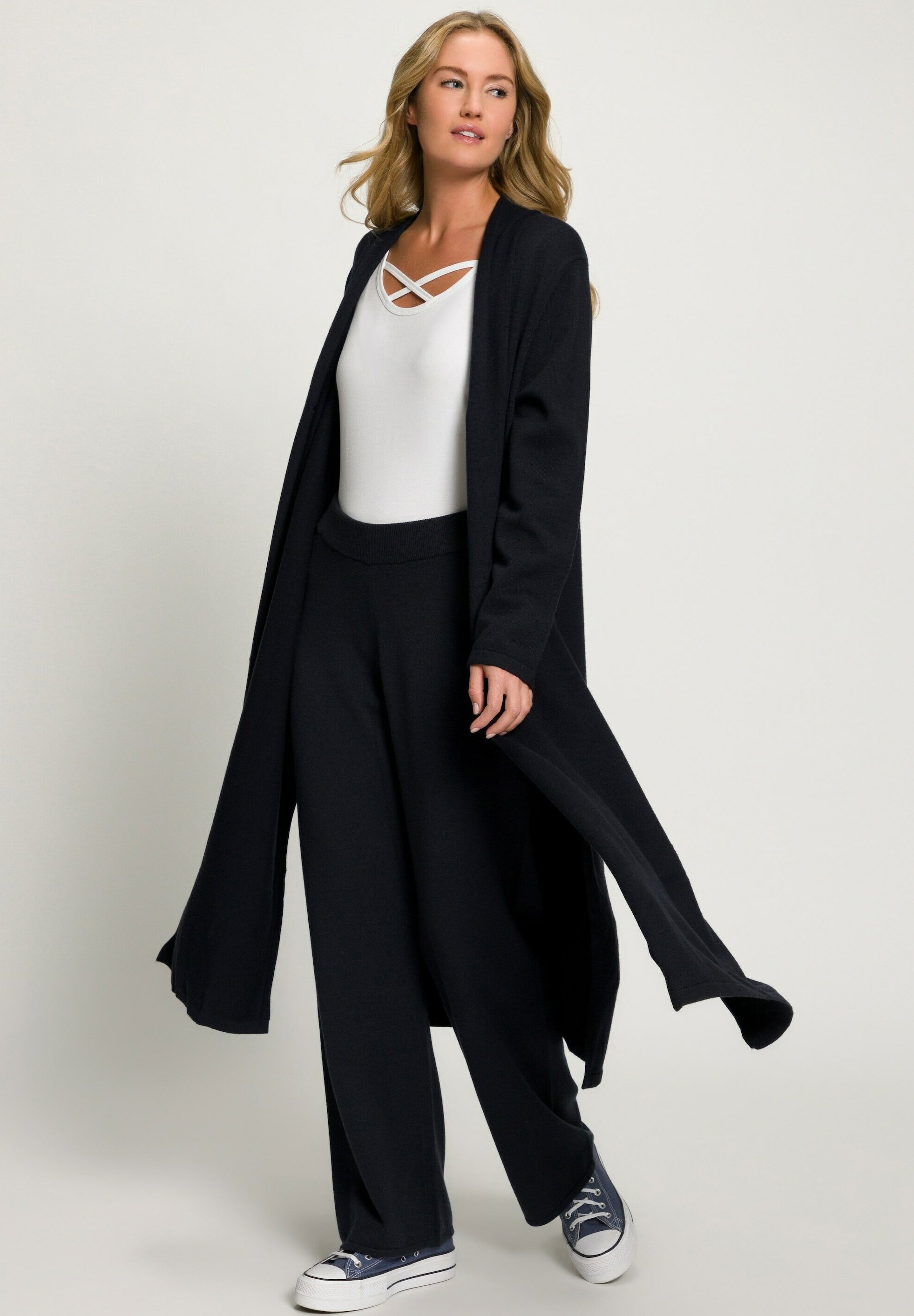Cardigan Long Femme NOISY MAY - Manches Longues, Poches - Style Courbe Noos - Polyvalent