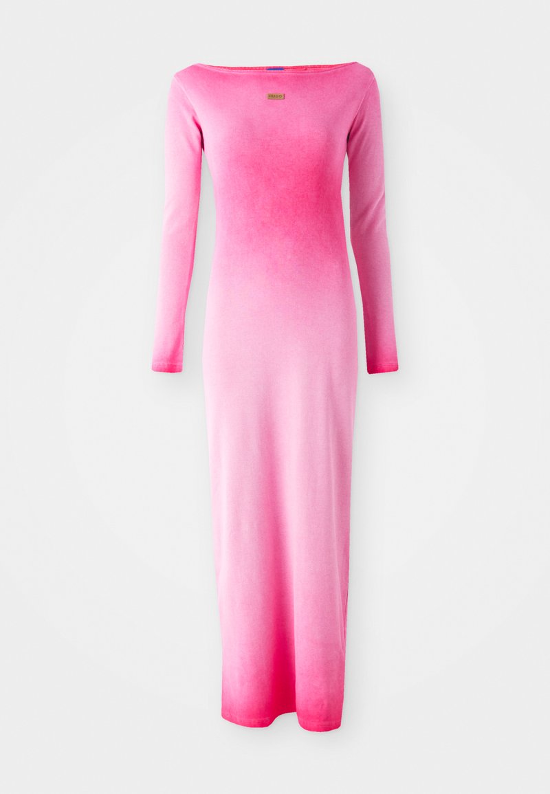 HUGO Maxi-jurk donkerroze HUGO Maxi-jurk donkerroze