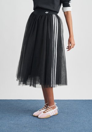 SKIRT - Pliceret nederdel /Nederdele med folder - black