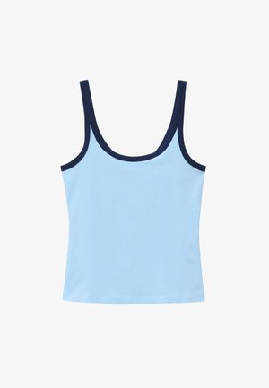 & OTHER STORIES, & OTHER STORIES SCOOP-NECK TANK TOP - Top - light blue blue
