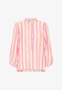 Vybráno, pink off white stripe