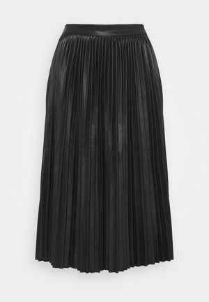NMHILL PLEATED - Plooirok - black