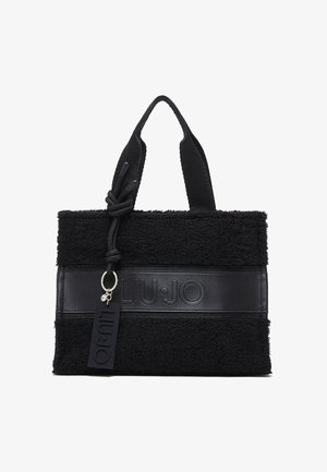 LIU JO, BORSA TOTE IN TEDDY - Borsa a mano - nero