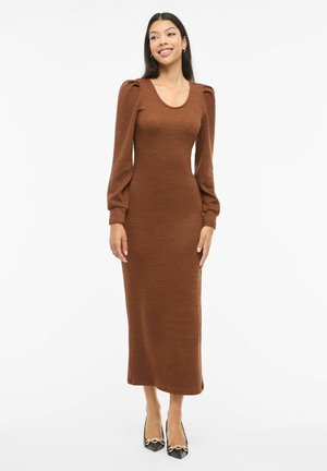 VIRAFFI - Trikoomekko - chocolate brown