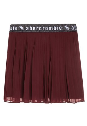 Jupe plissée - bordeaux