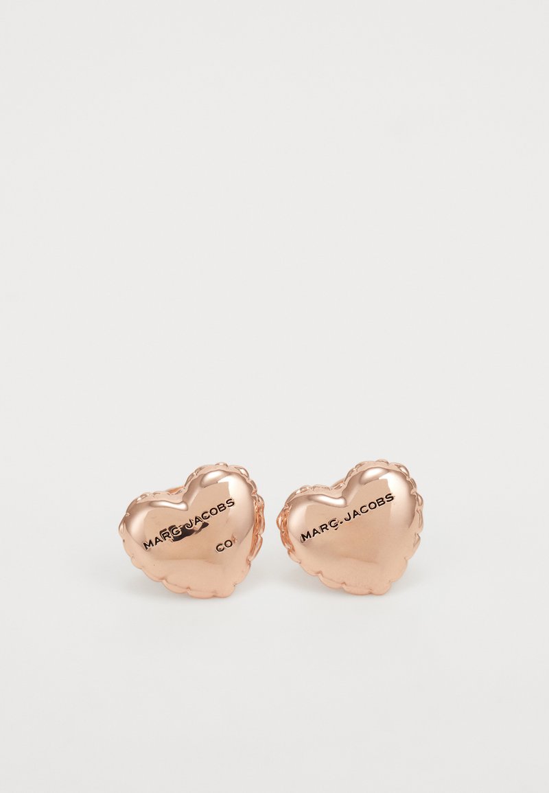 MARC JACOBS - BALLOON HEART EARRINGS - Øreringe - antique rose gold-coloured, Forstør
