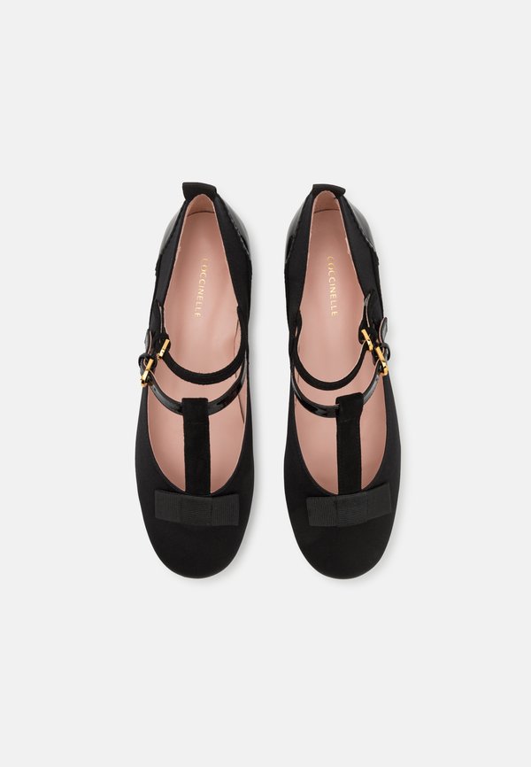 MULTIMA - Ankle strap ballet pumps - noir3