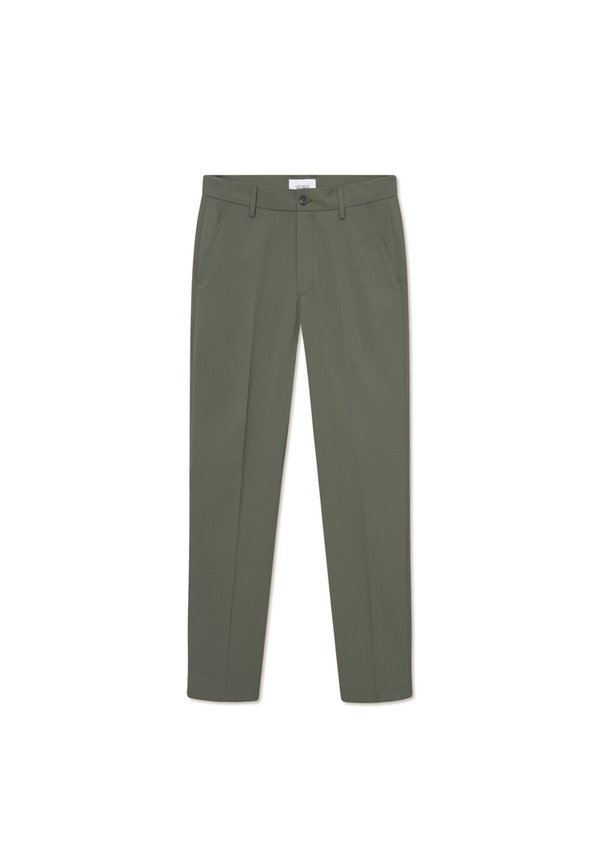 COMO SOLID PANTS - Trousers - olive night4