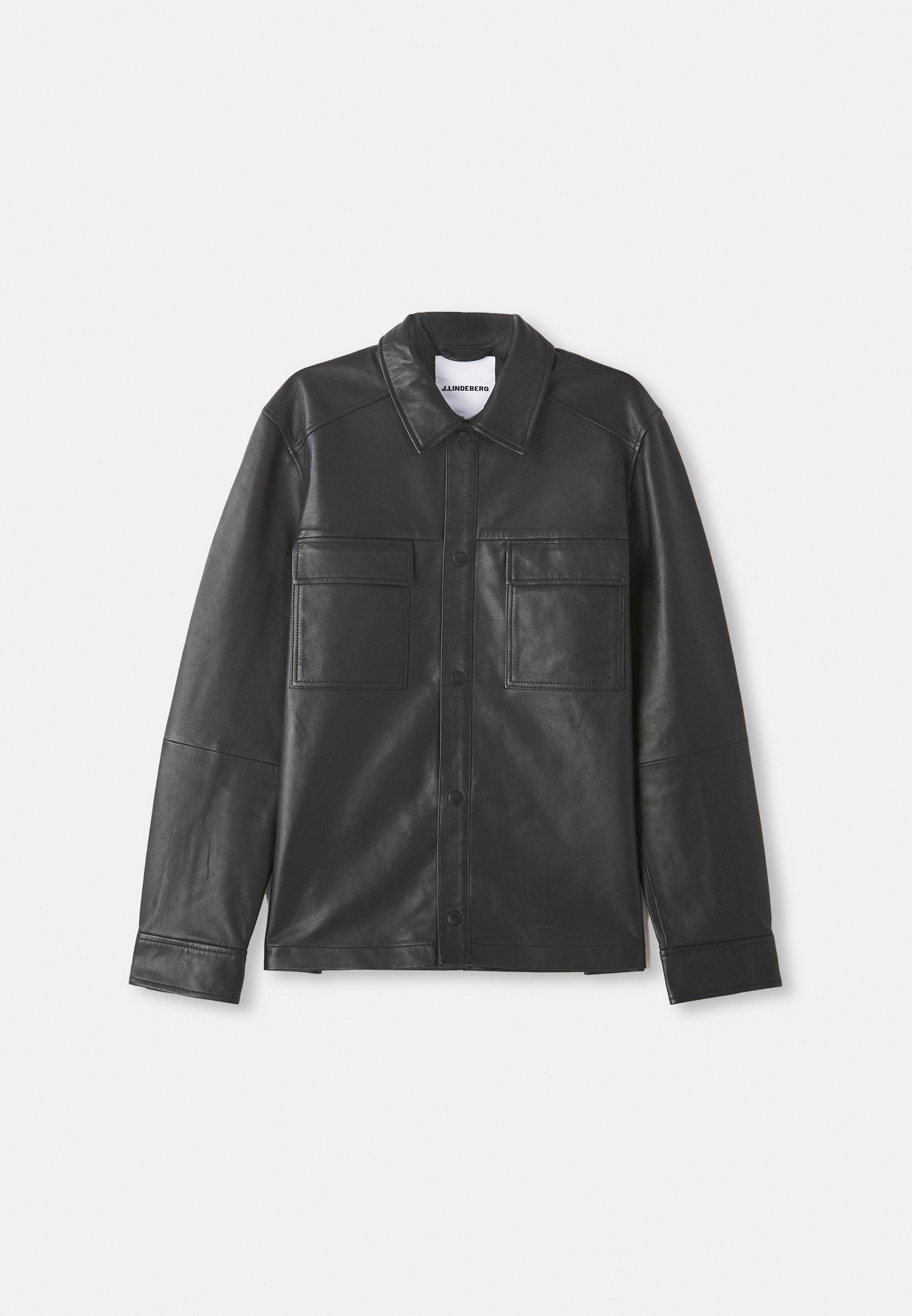 J.LINDEBERG WILDEN - Leather jacket - black - Zalando.co.uk