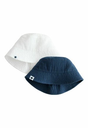 2 PACK - Hut - white and blue woven