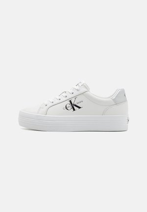 FLATFORM LACEUP - Športni copati - bright white/silver