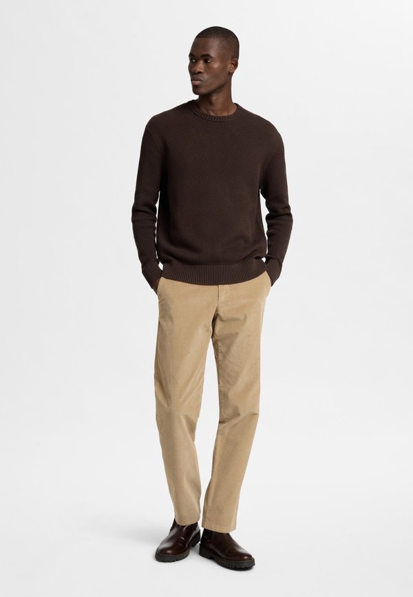 SLHHENNY RELAXED CREW NECK - Jumper - chocolate torte4