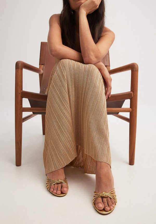 High Heel Sandalette - gold