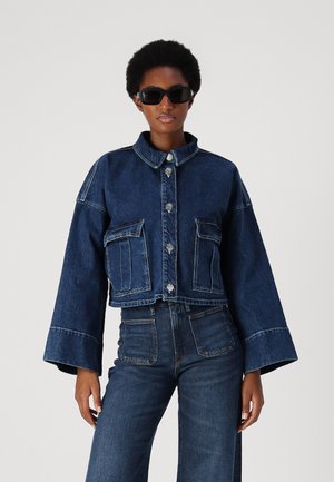 WAYNE JACKET - Denimová bunda - rinse