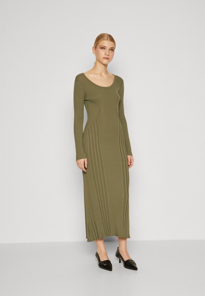 Samsøe Samsøe - SAEVE DRESS - Robe longue - dusty olive, Agrandir