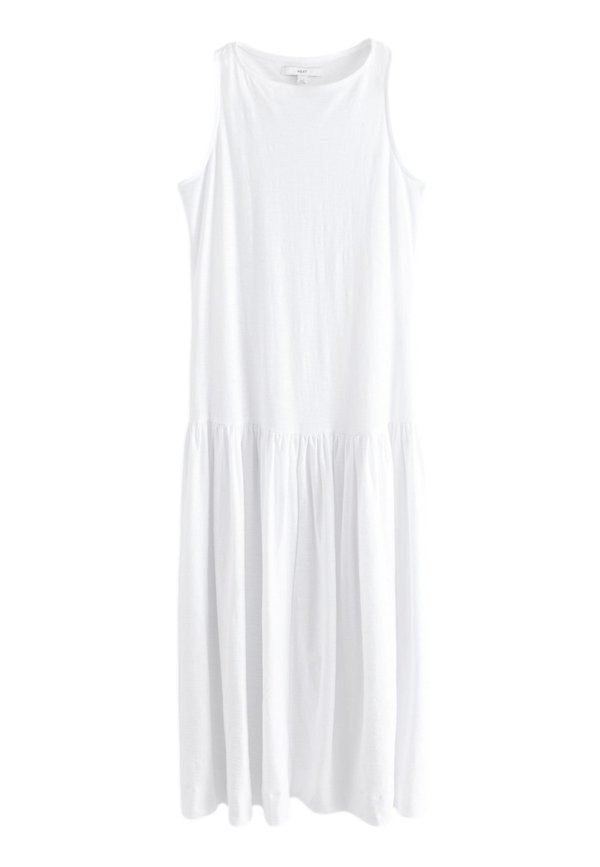 REGULAR FIT - SLEEVELESS DROP WAIST CREW NECK - Maxikleid