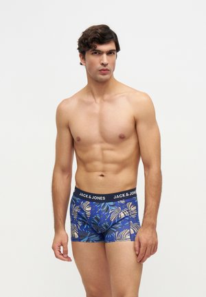 Jack & Jones, JACHENDO LEAVES 5 PACK - Боксерки - vetiver/navy blazer/sodalite blue/scarab
