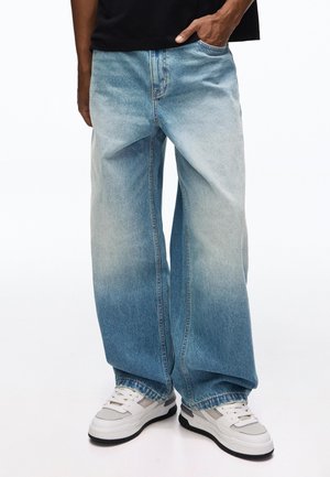 Bershka SUPER  - Baggy Jeans - blue denim