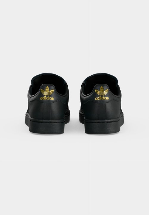 adidas SUPERSTAR II UNISEX - Trainers - core black/gold-coloured metallic — photo 4