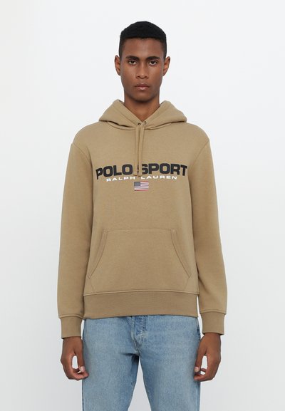 Polo Ralph Lauren POLO SPORT HOODIE UNISEX - Hanorac - desert khaki/black