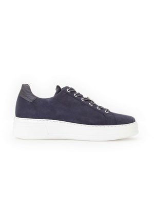 SNEAKER LOW - Sneakers laag - blue marine silb