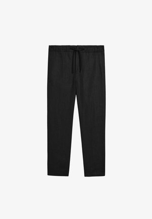 Massimo Dutti JOGGER FIT - Pantalon classique - black