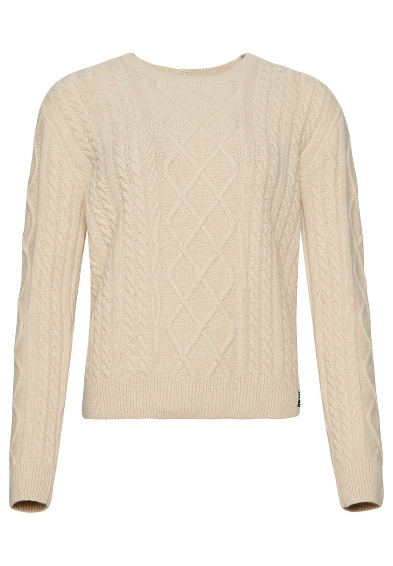 Damen Strickjacken | Superdry Strickpullover sand marl/nude - BM00533 Damen Strickjacken | Superdry Strickpullover sand marl/nude - BM00533