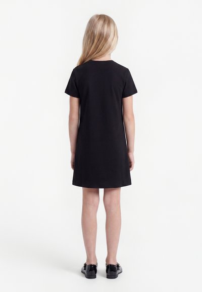 Versace DRESS PUNTO MILANO MEDUSA - Φόρεμα από ζέρσεϊ - black/gold-coloured