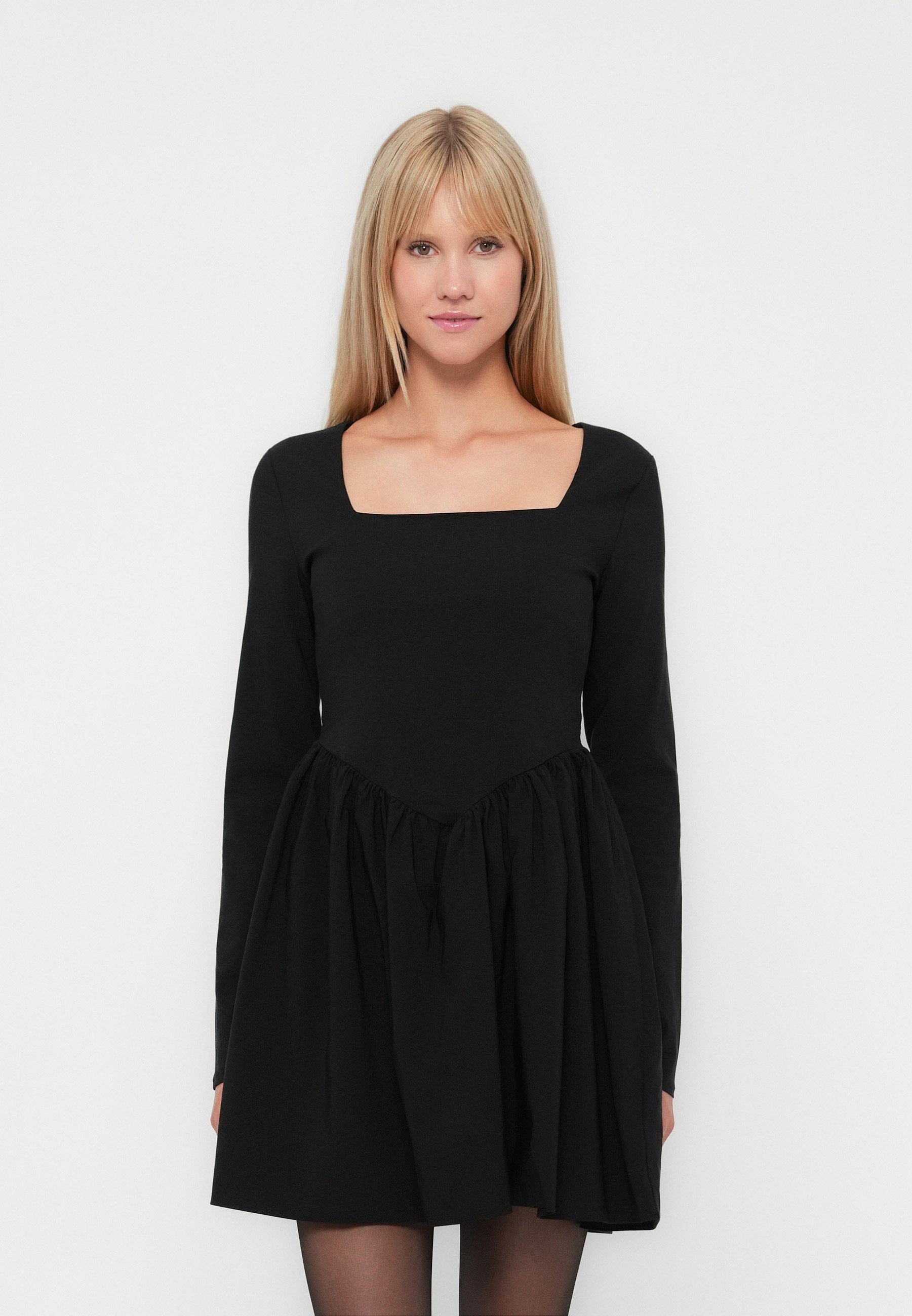 ONLY ONLMENIA BALLOON SHORT DRESS - Cocktail dress / Party dress - black -  Zalando.ie
