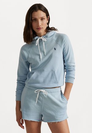 SHRUNKEN FIT FLEECE HOODIE - Sportinis megztinis - alpine blue