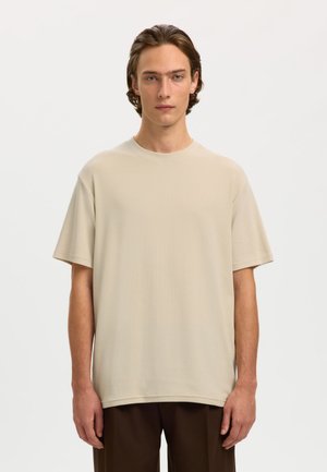 SLHSPENCER  - Βασικό μπλουζάκι - oatmeal